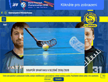 Tablet Screenshot of florbalpe.cz